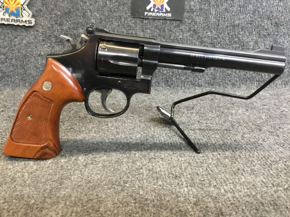 Smith & Wesson 15-6 DA/SA Revolver .38SPL 6" BBL, w/ Box-img-6