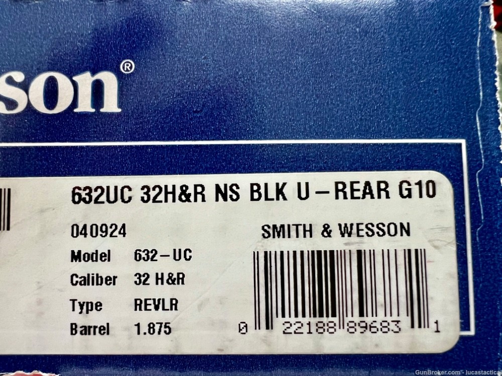 Smith & Wesson 632 Ultimate Cary S&W 632UC 32 H&R Magnum  Same day shipping-img-4