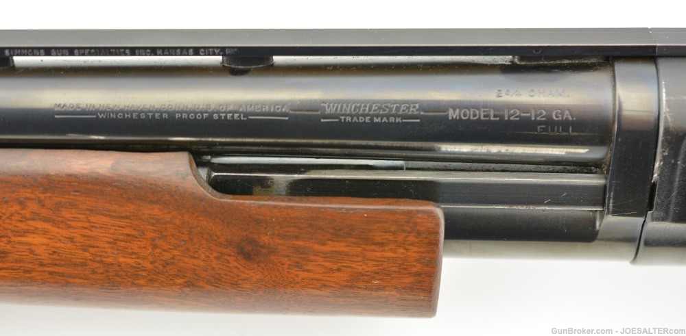 Winchester Model 12 Pump 12 Gauge Vent Rib Straight Stock 1939 C&R-img-7