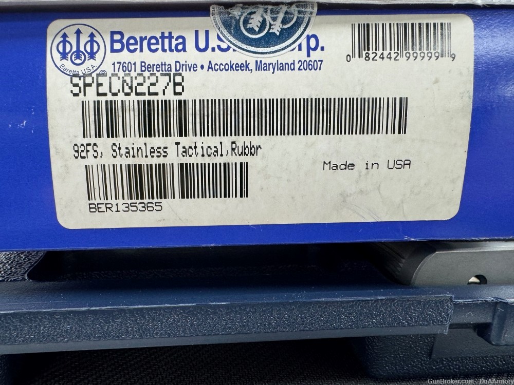 Beretta 92FS Inox Stainless 1999 With Original Box-img-6