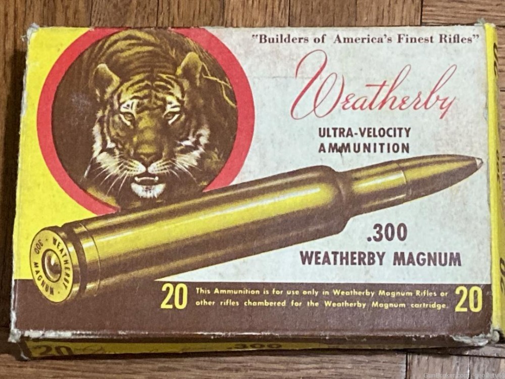 300 Weatherby Mag 180gr PSP Rifle Ammo 20rds 300 Wby Magnum Tiger-img-0