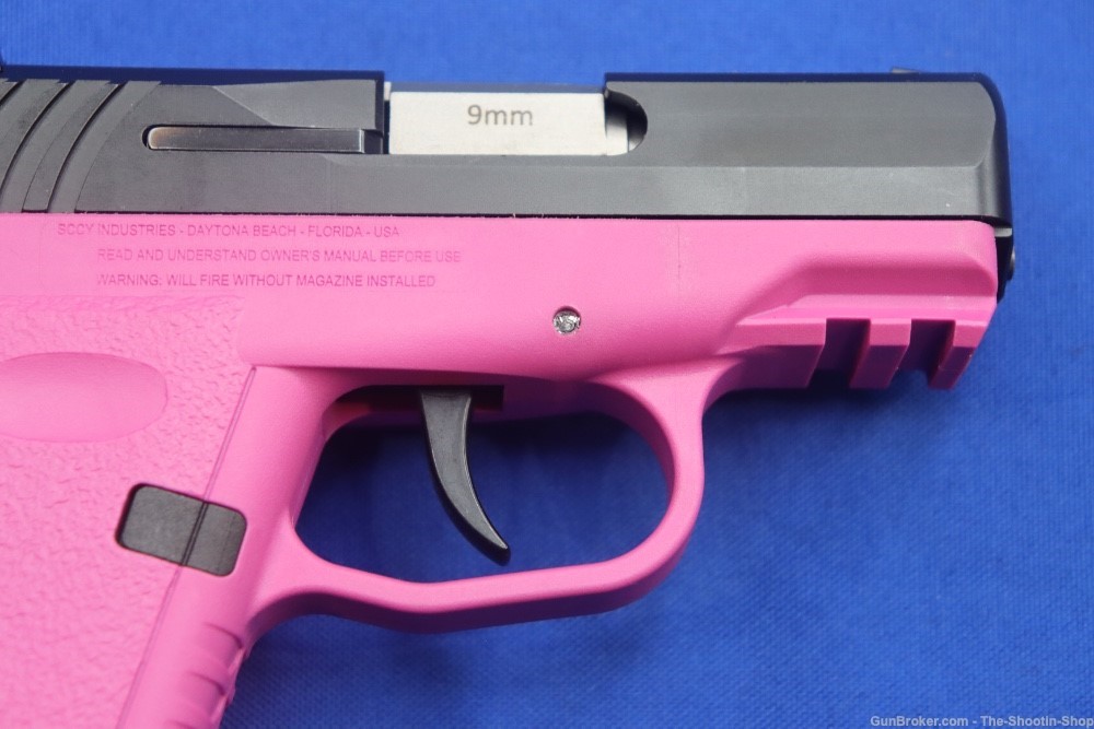 SCCY Industries Model CPX-2 GEN3 Pistol 9MM Luger 2-TONE PINK BLK 10RD LNIB-img-7
