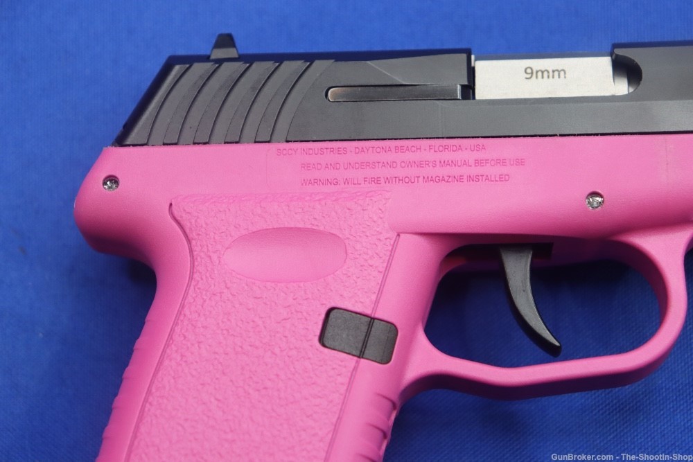 SCCY Industries Model CPX-2 GEN3 Pistol 9MM Luger 2-TONE PINK BLK 10RD LNIB-img-8