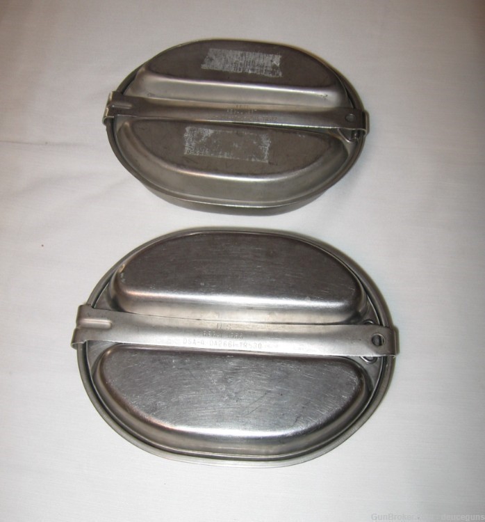 Lot 0f 2 U.S. GI Mess Kits Regal Dated 1966 and 1967-img-1