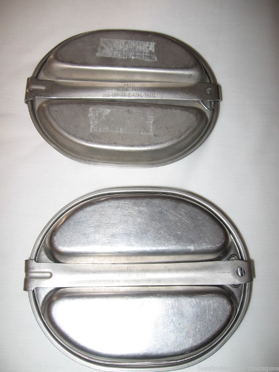 Lot 0f 2 U.S. GI Mess Kits Regal Dated 1966 and 1967-img-0