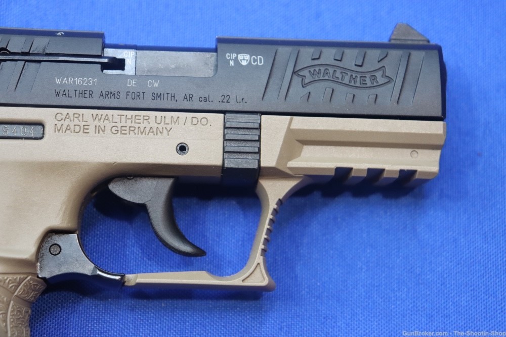 Walther Model P22 CA Compact Pistol 22LR 10RD 2-TONE FDE P22CA SA 22 NR-img-7