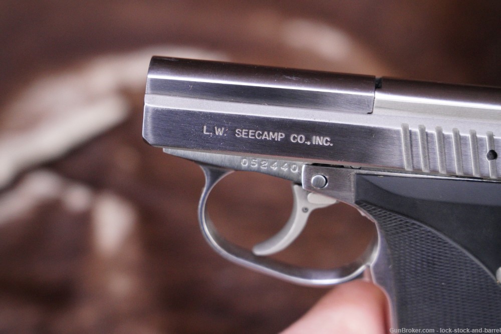 L.W. Seecamp LWS-32 .32 ACP 2.13” DAO CA Edition Semi Auto Pistol -img-4