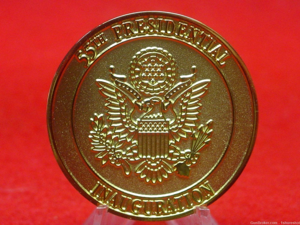 2005 55TH PRESIDENTIAL INAUGURATION BUSH \ CHENEY COMMEMORATIVE GEM COIN-img-3