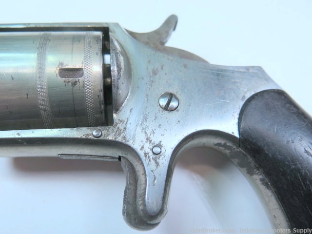 Antique Hopkins & Allen Dictator 32RF 1-1/2 Bbl Spur Trigger Rev Circa 1870-img-5