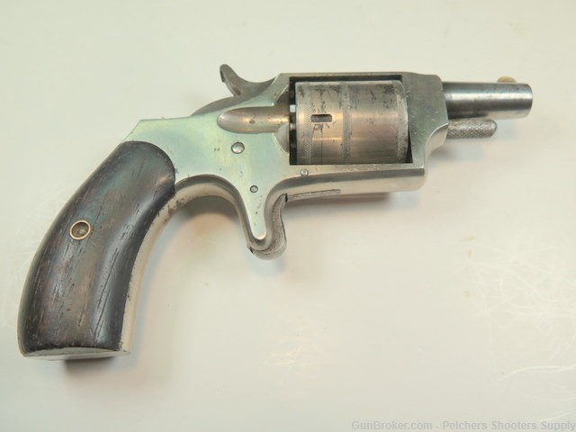 Antique Hopkins & Allen Dictator 32RF 1-1/2 Bbl Spur Trigger Rev Circa 1870-img-9