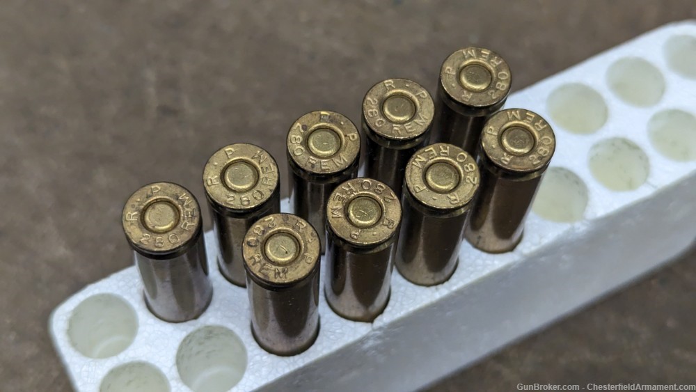 280 Remington factory ammo, 9 rounds  -img-0