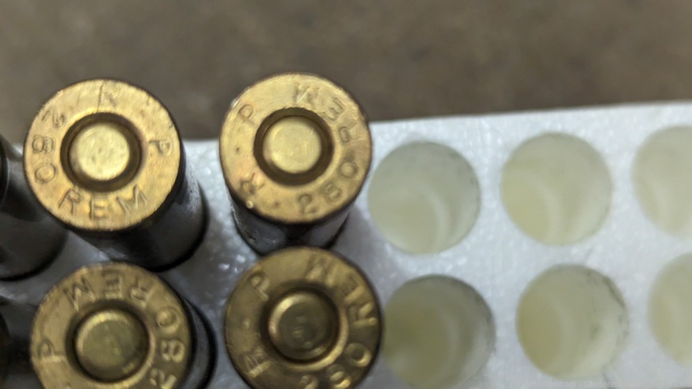 280 Remington factory ammo, 9 rounds  -img-2
