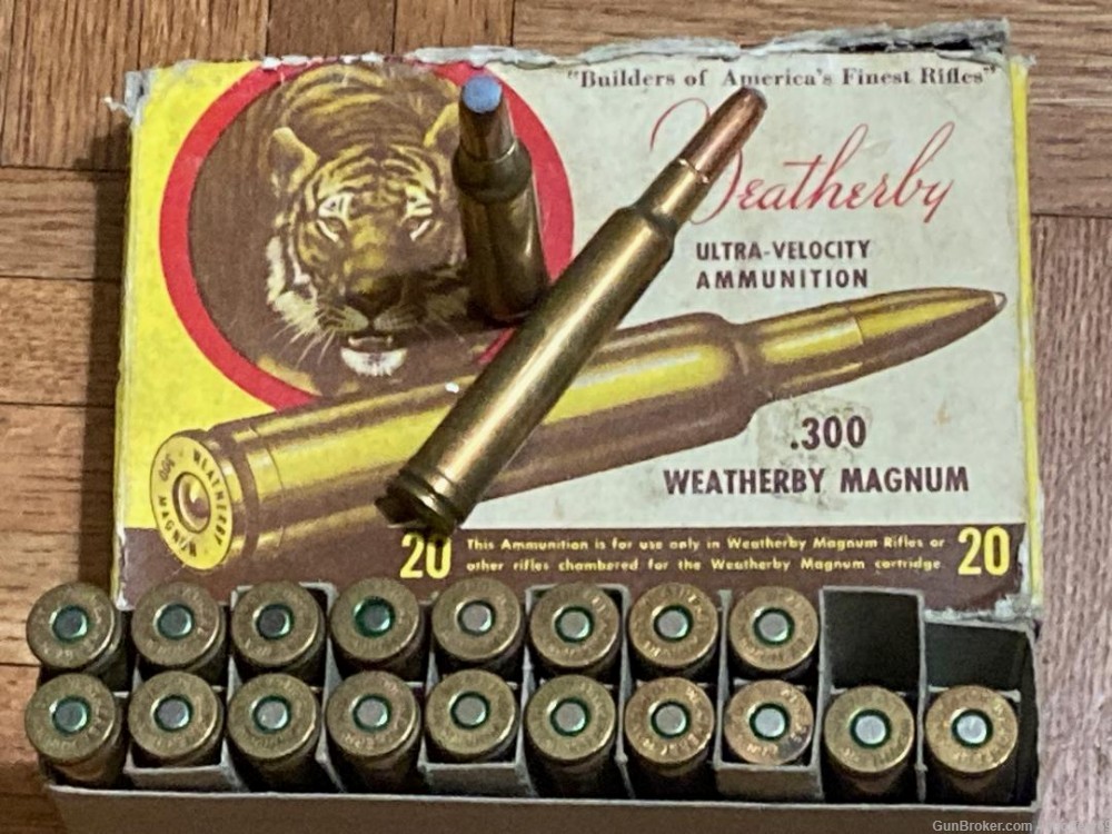 300 Weatherby Mag 220gr RNSP Rifle Ammo 20rds 300 Wby Magnum Tiger-img-2
