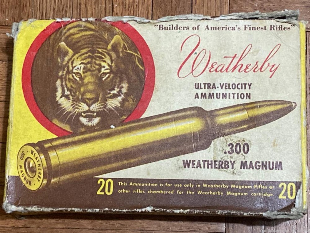 300 Weatherby Mag 220gr RNSP Rifle Ammo 20rds 300 Wby Magnum Tiger-img-0