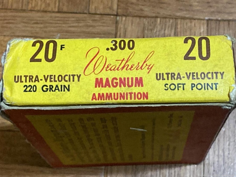 300 Weatherby Mag 220gr RNSP Rifle Ammo 20rds 300 Wby Magnum Tiger-img-1