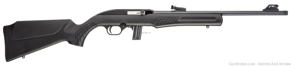Rossi RS22L1811-TH RS22 Semi-Auto Rifle, 22 LR, 18" Threaded Bbl, Black, Bl-img-0