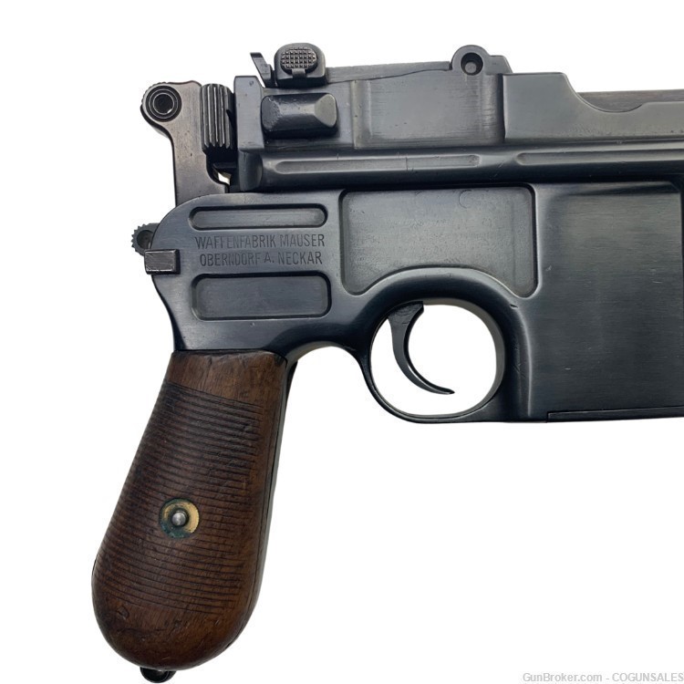 Mauser C96 Pistol German Broomhandle 7.63×25mm Mauser Excellent-img-3
