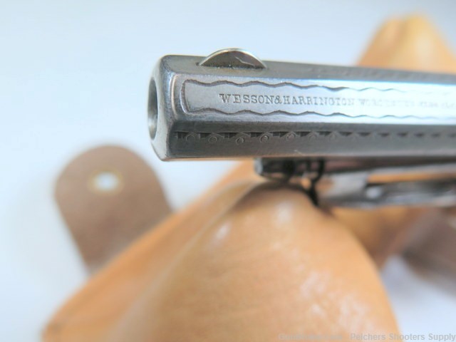 Antique Wesson & Harrington Number 2 22rf Spur Tigger Rev Ivory Engraved-img-1