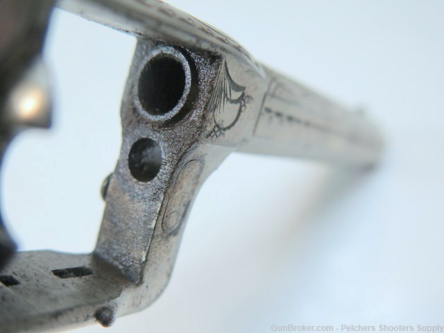 Antique Wesson & Harrington Number 2 22rf Spur Tigger Rev Ivory Engraved-img-25