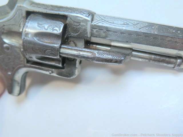 Antique Wesson & Harrington Number 2 22rf Spur Tigger Rev Ivory Engraved-img-17