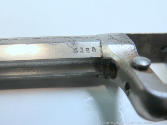 Antique Wesson & Harrington Number 2 22rf Spur Tigger Rev Ivory Engraved-img-23