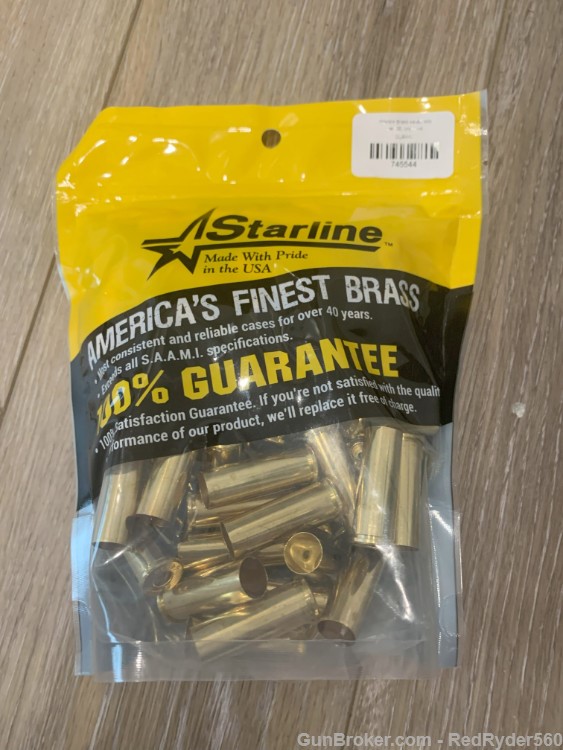 100 Count New 44-40 Winchester Brass Starline-img-1