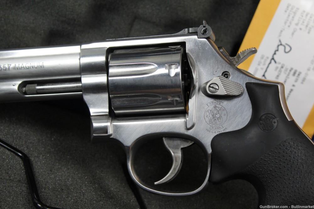 Smith and Wesson S&W 686 6 Plus .357 Magnum Stainless Revolver w/ Case-img-7