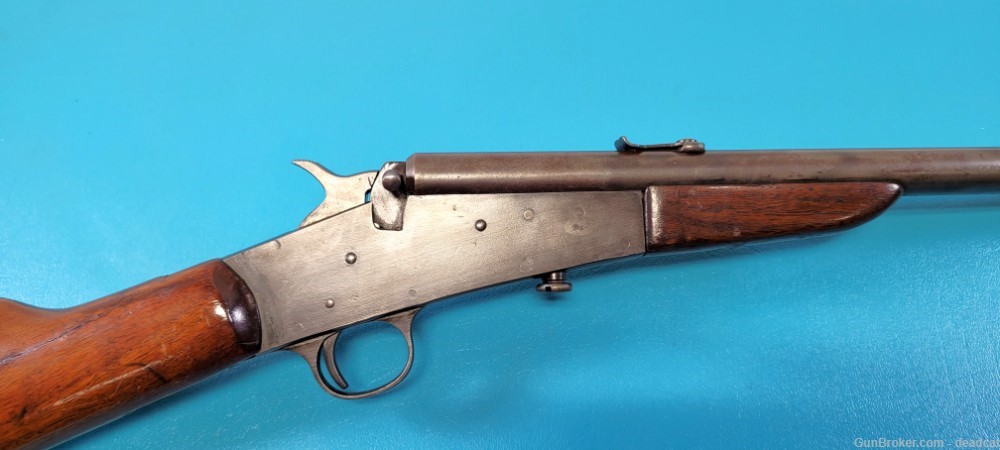 Vintage Remington No. 6 Falling Block Rifle .22 Cal. Takedown-img-2