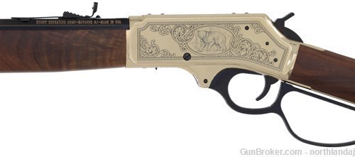 PENNY AUCTION Henry Brass 45-70 Wildlife Edition NO RESERVE $1821 MSRP!-img-2