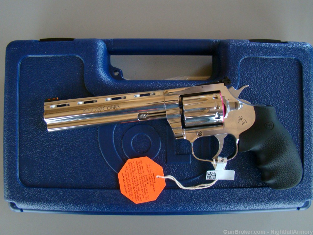 Colt King Cobra Target .22LR Revolver 6" SS10rd 22 Baby Snake NEW ! NR $-img-3