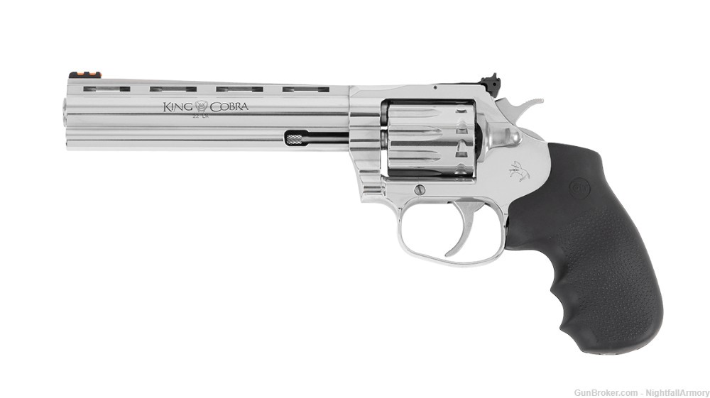 Colt King Cobra Target .22LR Revolver 6" SS10rd 22 Baby Snake NEW ! NR $-img-0