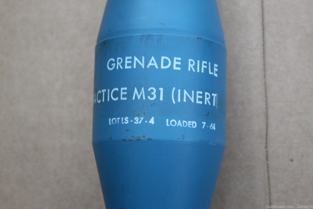 U.S M31 Inert Rifle Grenade Dated 1964 Vietnam-img-6