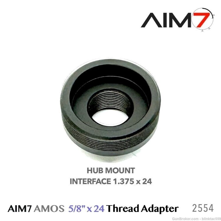 SILENCER suppressors Adapter HUB Direct Thread Mount 5/8x24 TPI-img-1