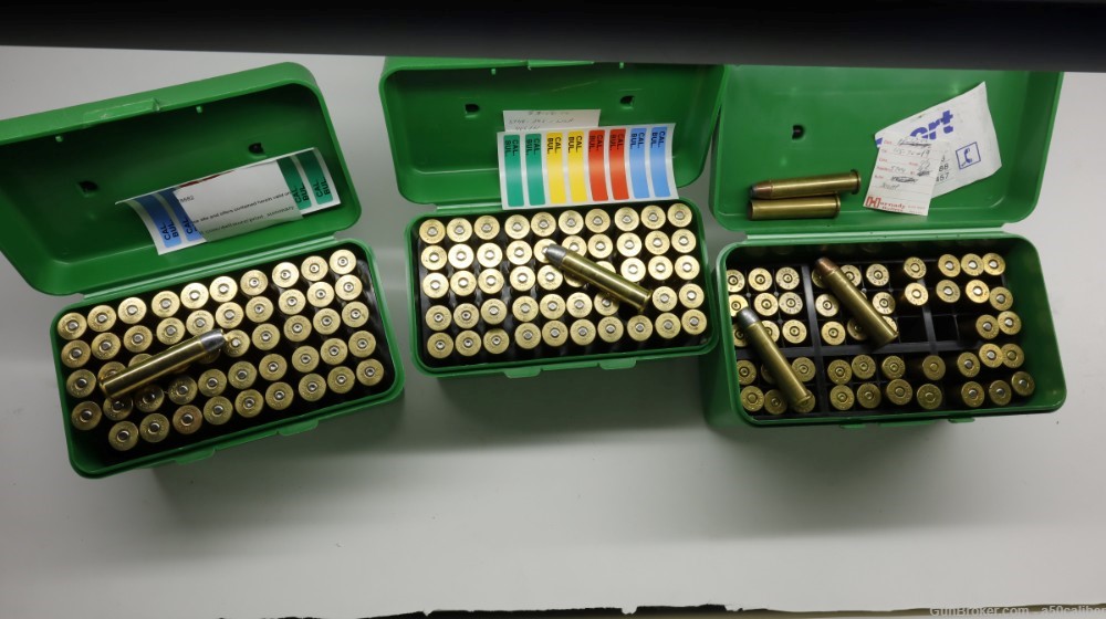 Winchester 45/70 45-70 Loaded ammo and brass-img-0