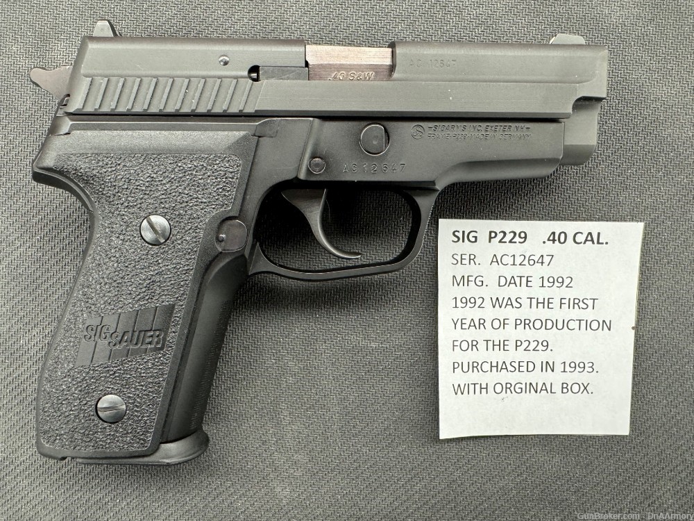 Sig Sauer P229 40S&W 1992 Production Made In Germany-img-0