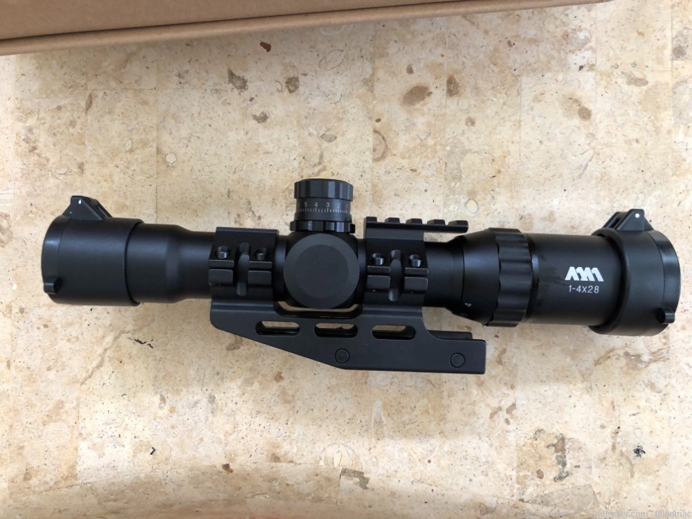 mil moa 1-4x scope  AR15 M4 -img-2