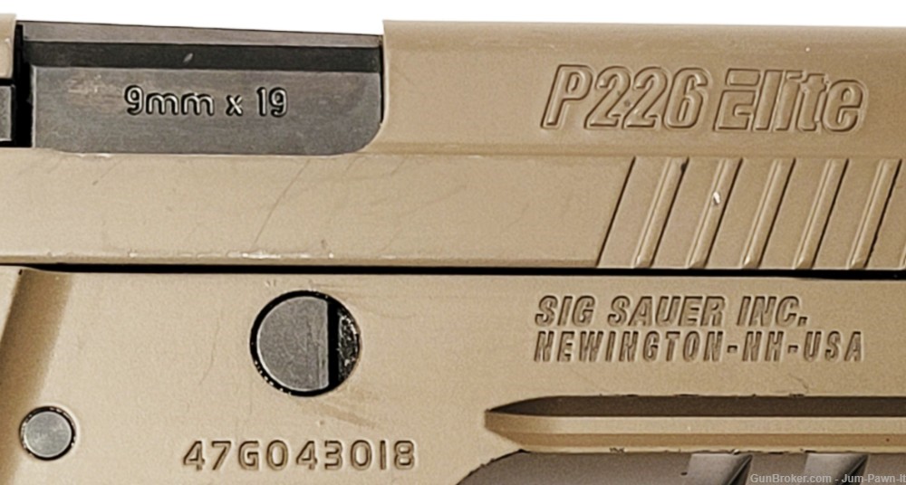SIG SAUER P226 ELITE SCORPION 9mm 4.4" CA COMPLIANT SEMI-AUTO PISTOL NEW-img-6
