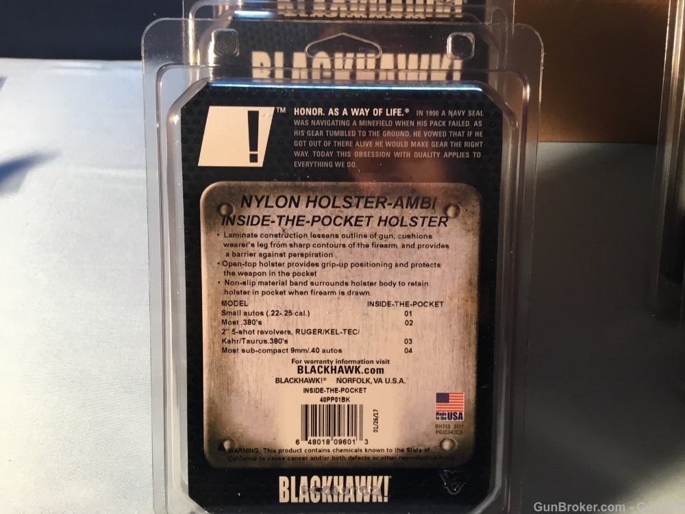 BLACKHAWK INSIDE THE PKT. SIZE 1 - COMPLETE CASE OF 6 - NIB -img-2