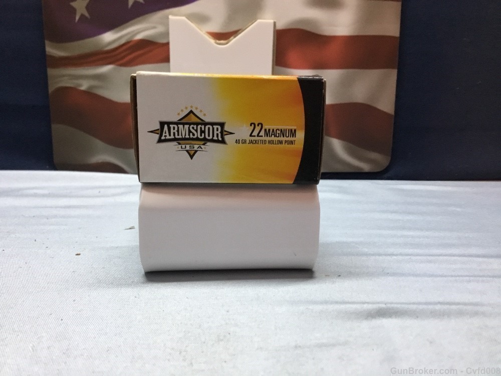 Armscor USA 22 Mag 40gr JHP 50 Rounds-img-0