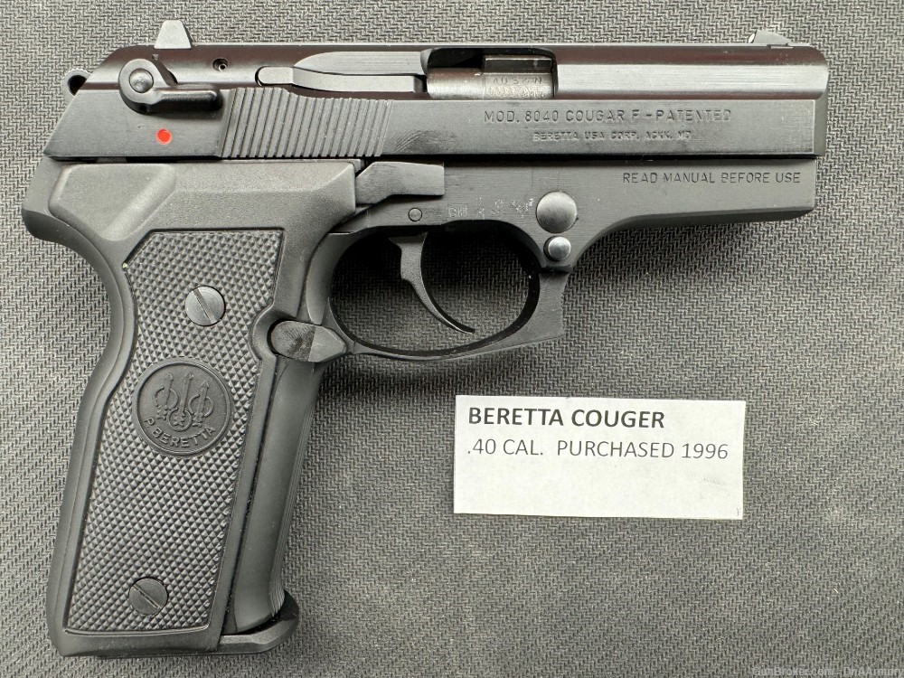 Beretta 8040 Cougar F 40S&W Rare!!-img-0