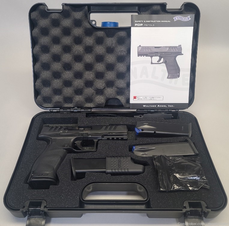Walther PDP 9mm Full Size 4 Mags OG Box Optics Ready 4.5" 18+1 Semi Auto-img-0