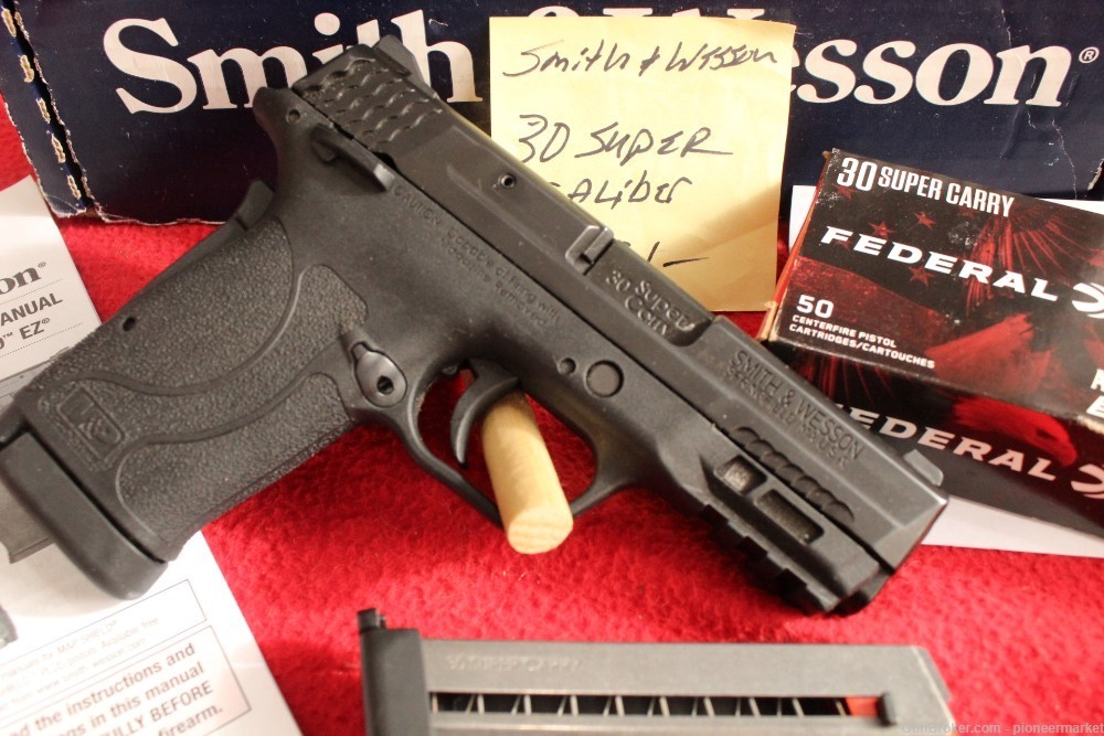 Smith & Wesson 30 Super Carry, Shield EZ model, with 50 rds. ammo-img-0