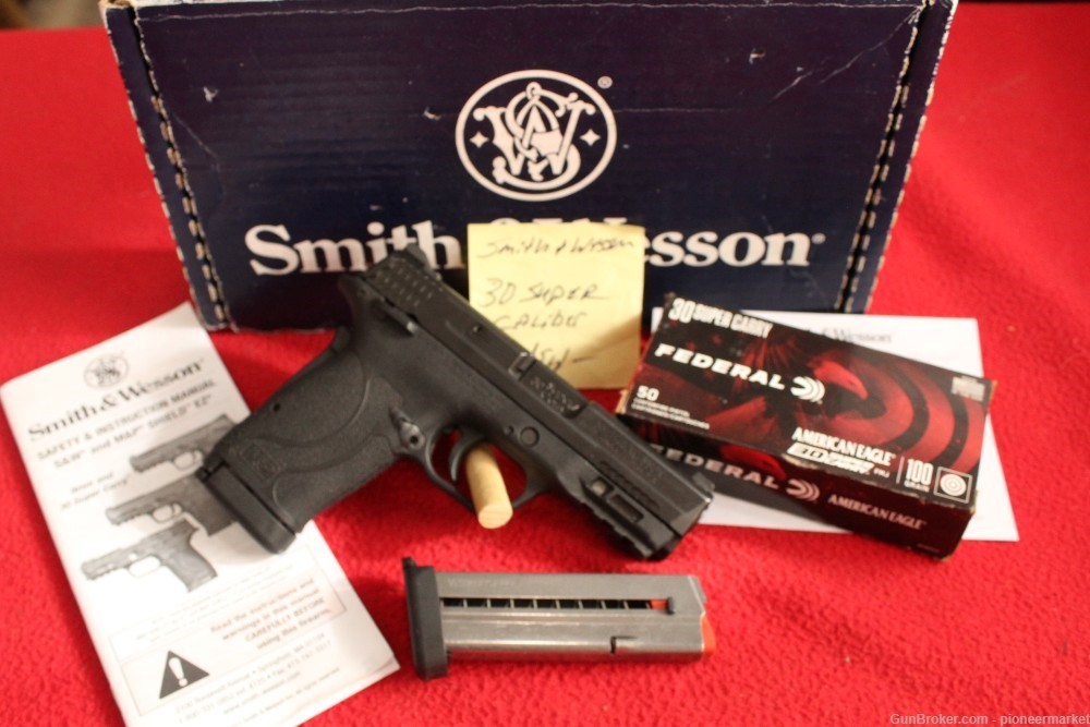 Smith & Wesson 30 Super Carry, Shield EZ model, with 50 rds. ammo-img-8