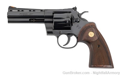 Colt Python 4.25" Blued 357 MAG 4" PYTHON-BP4WTS .357 Magnum NEW snake NR $-img-0