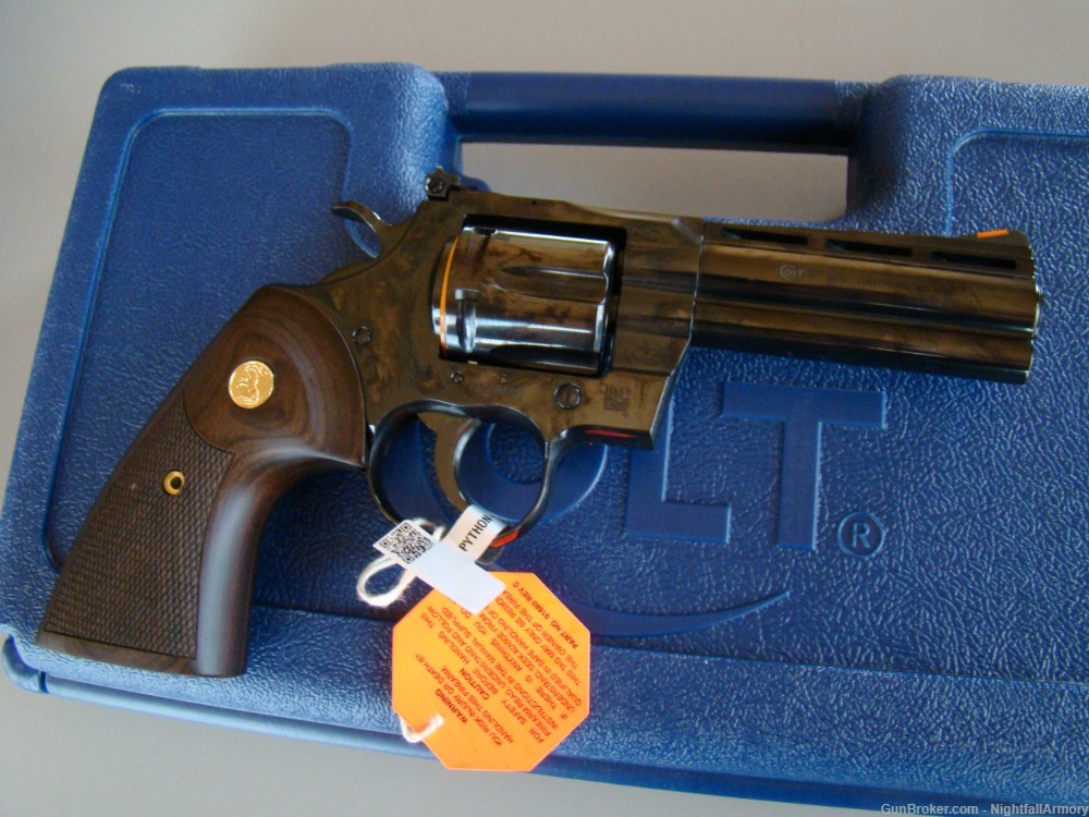 Colt Python 4.25" Blued 357 MAG 4" PYTHON-BP4WTS .357 Magnum NEW snake NR $-img-10