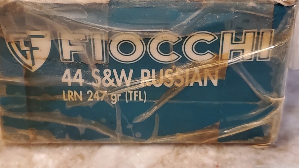 Fiocchi 44 S&W Russian 50 round box 247 Lead bullet-img-6