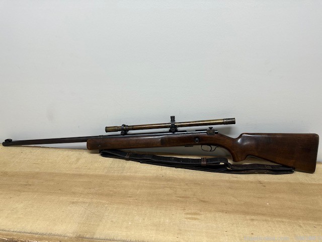 Beautiful Winchester model 75 Target .22LR Winchester 8x Scope DOM 1941-img-0