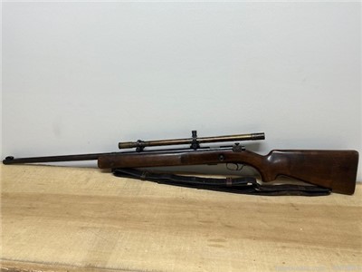 Beautiful Winchester model 75 Target .22LR Winchester 8x Scope DOM 1941