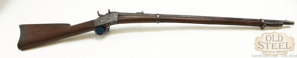 Springfield USN Marked Remington Rolling Block .50-70 Antique-img-0