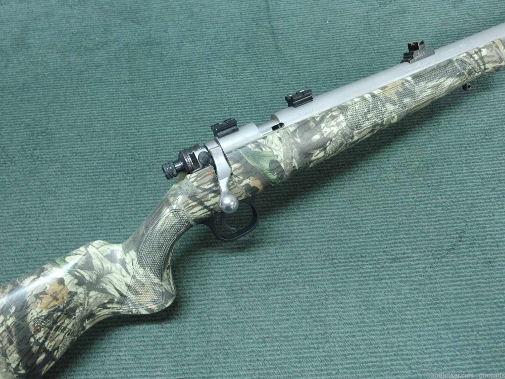 KNIGHT DISC .50 CAL. MUZZLELOADER - CAMO / STAINLESS - MINT-img-1